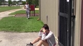 Bonne Baise entre le coach et son élève